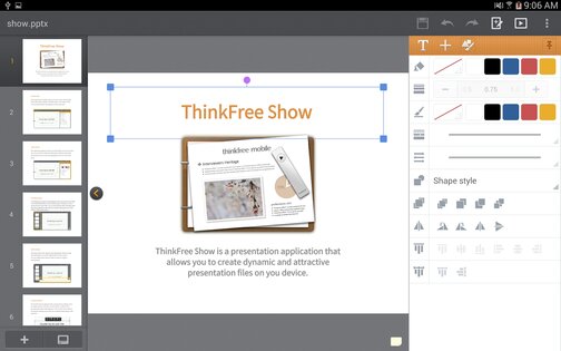 ThinkFree Office 6.5.140429. Скриншот 7