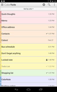ColorNote 4.7.9. Скриншот 16