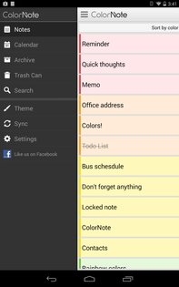 ColorNote 4.7.9. Скриншот 21