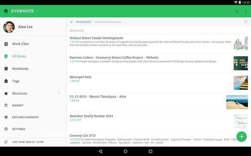 Evernote 10.167.1. Скриншот 9