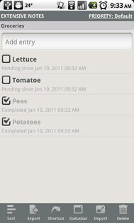 Extensive Notes Lite 1.0.64. Скриншот 1