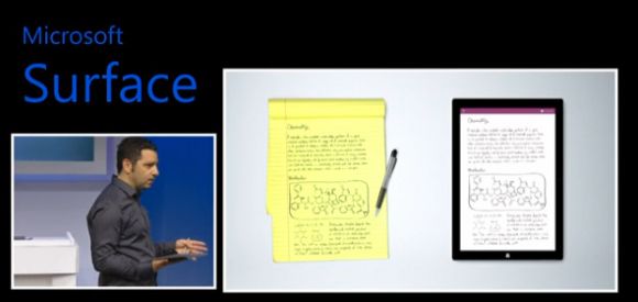 Текстовая трансляция презентации Microsoft Surface