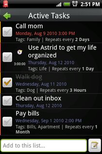 Astrid Tasks 4.6.5. Скриншот 1
