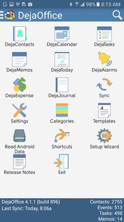 DejaOffice 4.4.61. Скриншот 1