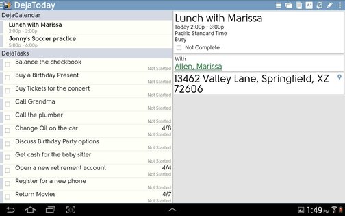 DejaOffice 4.4.61. Скриншот 13