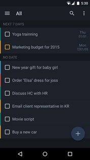 GTasks 3.0.3. Скриншот 6
