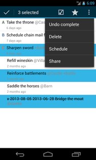 Todo.txt 0.4. Скриншот 3