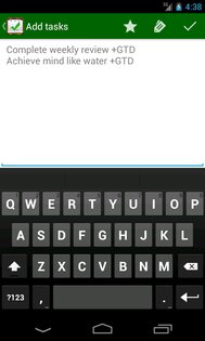 Todo.txt 0.4. Скриншот 7