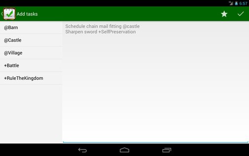 Todo.txt 0.4. Скриншот 12