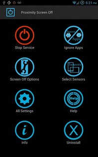 Proximity Screen Off 4.8. Скриншот 1