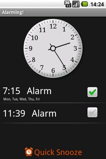 Alarming Alarm 2.2.0. Скриншот 1