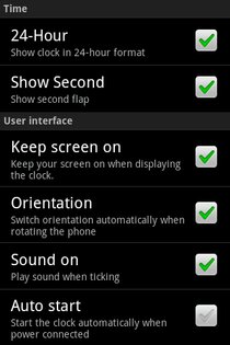 Flip Clock 0.1.1.11. Скриншот 3