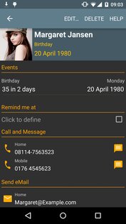 Дни рождения-Free 2017-03-07.53-free. Скриншот 4