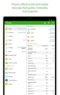 MyNetDiary – счётчик калорий 9.6.3. Скриншот 9