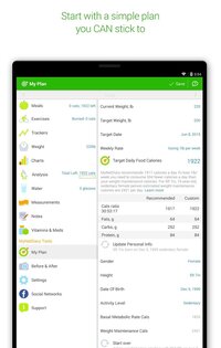 MyNetDiary – счётчик калорий 9.6.3. Скриншот 12