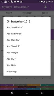 MyDays 4.0.10. Скриншот 2