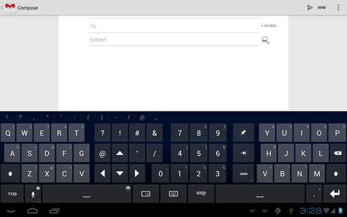 Thumb Keyboard 4.6.4.00.152. Скриншот 1
