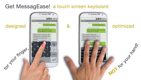 MessagEase Keyboard 14.04.00. Скриншот 1