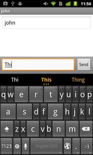 ThickButtons Keyboard 0.9.69. Скриншот 2