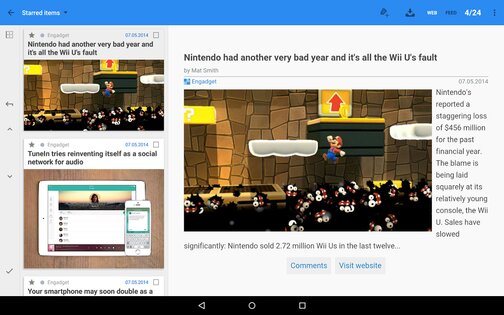 gReader 5.2.2. Скриншот 9