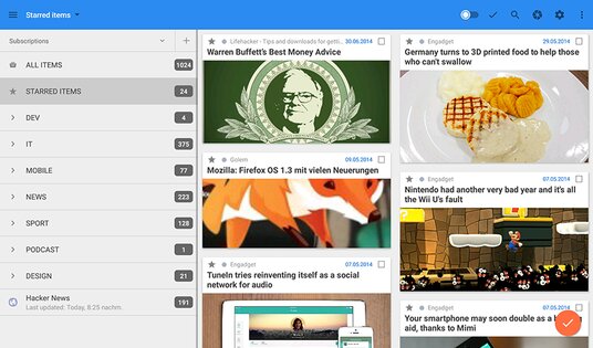 gReader 5.2.2. Скриншот 10