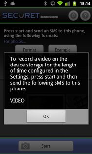 SECuRET RemoteControl 1.11.1. Скриншот 2
