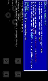 aDosBox 0.2.5. Скриншот 1