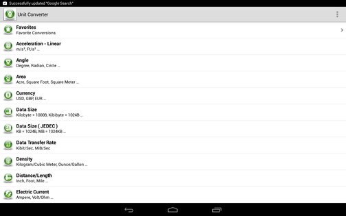 Unit Converter 2.8.5.22. Скриншот 9