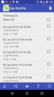 App BackUp Lite 2.1.1. Скриншот 5