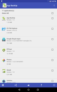 App BackUp Lite 2.1.1. Скриншот 8