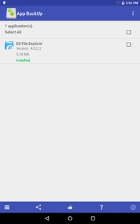 App BackUp Lite 2.1.0. Скриншот 9