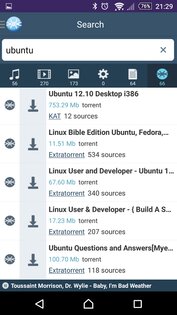 FrostWire – загрузчик торрентов 2.7.7. Скриншот 1
