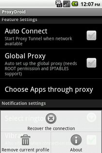 ProxyDroid 3.2.0. Скриншот 3