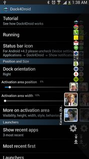 Dock4Droid 4.0. Скриншот 3