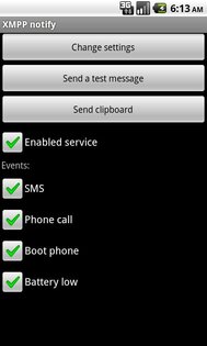 XMPP notify 2.4. Скриншот 1