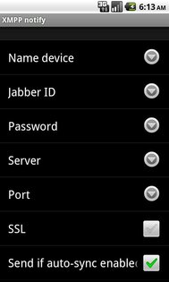 XMPP notify 2.4. Скриншот 2