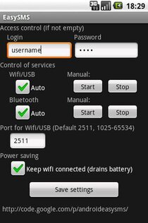 EasySMS 1.5.53. Скриншот 1