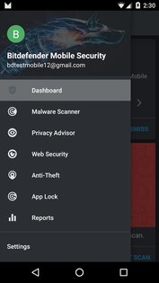 Bitdefender Security 3.3.284.2542. Скриншот 1