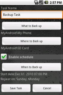 Handy Backup 1.7. Скриншот 1