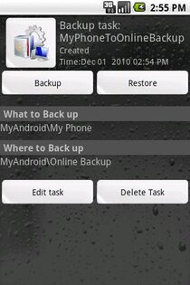 Handy Backup 1.7. Скриншот 2