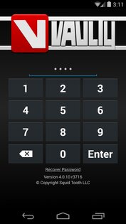 Vaulty – скрыть картинки и видео 25.09.17. Скриншот 4