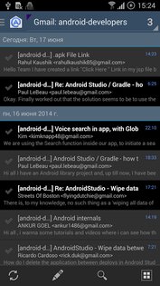 Aqua Mail 1.56.0. Скриншот 3