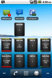 Call Meter 3G 3.11.15. Скриншот 2