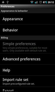 Call Meter 3G 3.11.15. Скриншот 5