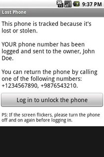 Lost Phone 0.3.1. Скриншот 2