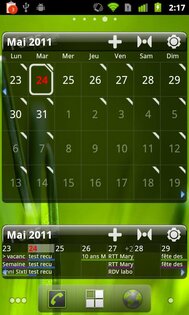 Pure Grid calendar widget 2.8.0. Скриншот 1