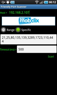 Friendly Port Scanner 1.5. Скриншот 1
