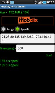 Friendly Port Scanner 1.5. Скриншот 3