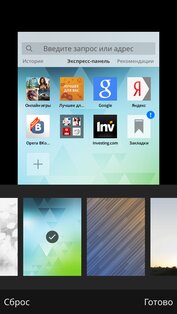 Opera Mini. Скриншот 9