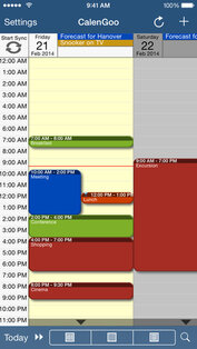 CalenGoo. Скриншот 1